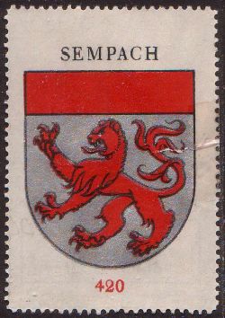 Wappen von/Blason de Sempach
