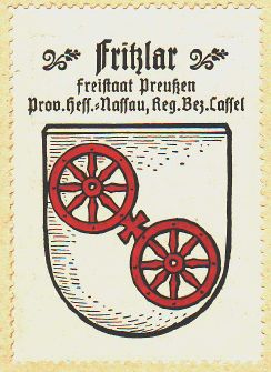 Wappen von Fritzlar/Coat of arms (crest) of Fritzlar