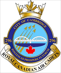 Coat of arms (crest) of the No 296 (City of Cambridge) Squadron, Royal Canadian Air Cadets
