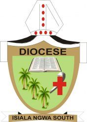 Arms (crest) of the Diocese of Isiala Ngwa South