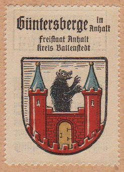 Wappen von Güntersberge/Coat of arms (crest) of Güntersberge