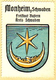 Wappen von Monheim (Schwaben)/Coat of arms (crest) of Monheim (Schwaben)