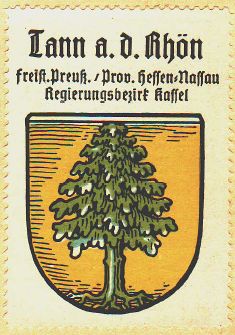 Wappen von Tann (Rhön)/Coat of arms (crest) of Tann (Rhön)