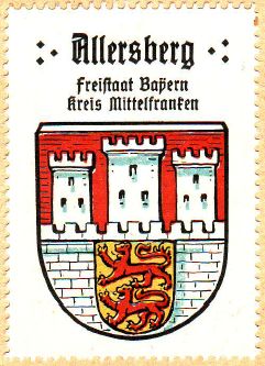 Wappen von Allersberg/Coat of arms (crest) of Allersberg