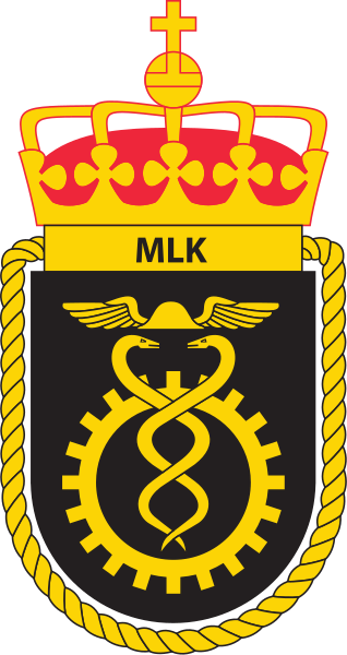 Coat of arms (crest) of the Fleet Logistics Command, Norwegian Navy