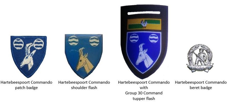 Coat of arms (crest) of the Hartebeespoort Commando, South African Army