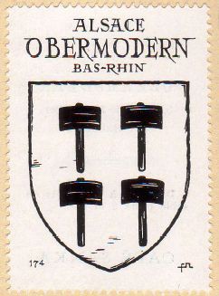 Blason de Obermodern/Coat of arms (crest) of {{PAGENAME