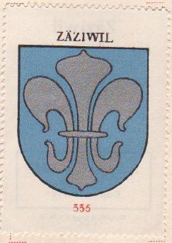 Wappen von/Blason de Zäziwil