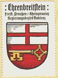 Wappen von Ehrenbreitstein/Coat of arms (crest) of Ehrenbreitstein