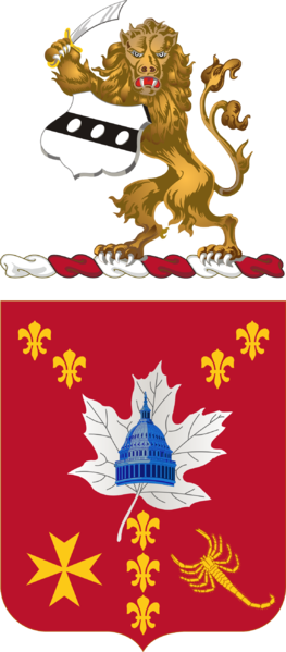 Coat of arms (crest) of the 213th Air Defense Artillery Regiment, Pennsylvania Army National Guard