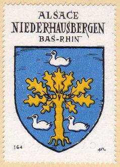Blason de Niederhausbergen/Coat of arms (crest) of {{PAGENAME