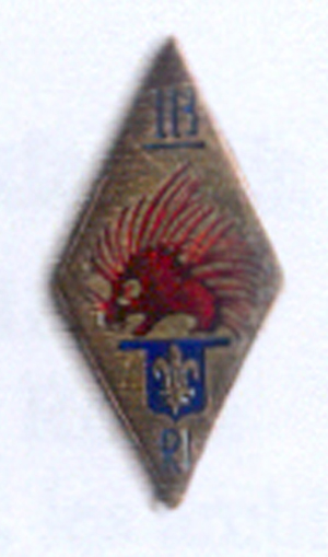 Coat of arms (crest) of the 113th Infantry Regiment, French Army