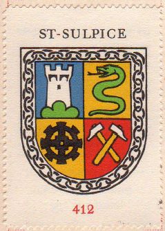 Wappen von/Blason de Saint-Sulpice (Neuchâtel)