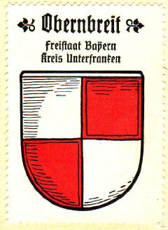 Wappen von Obernbreit/Coat of arms (crest) of Obernbreit