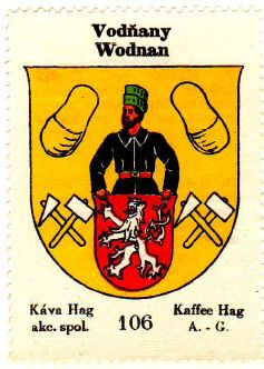 Coat of arms (crest) of Vodňany