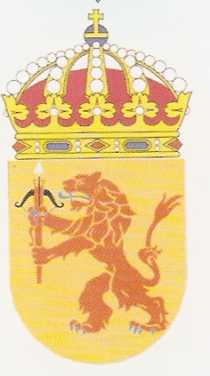 Coat of arms (crest) of the HMS Småland, Swedish Navy