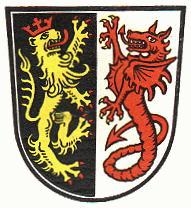 Wappen von Tirschenreuth (kreis)/Arms of Tirschenreuth (kreis)