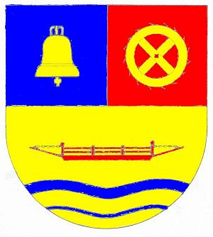 Wappen von Hude (Nordfriesland)/Arms (crest) of Hude (Nordfriesland)