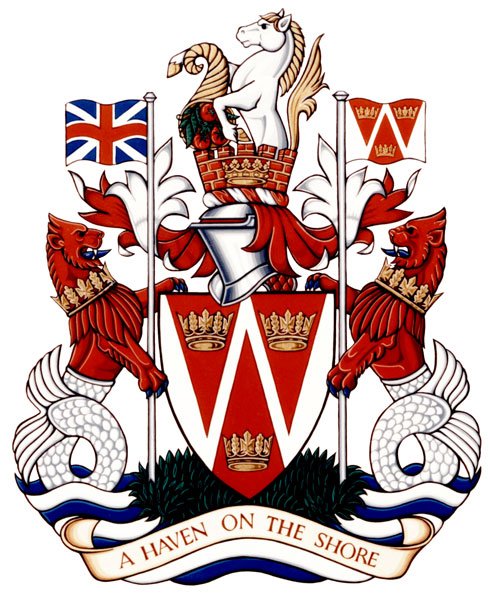 Arms (crest) of Wellington (Ontario, village)