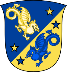 Coat of arms (crest) of the Home Guard District South Zeeland and Lolland-Falster, Denmark