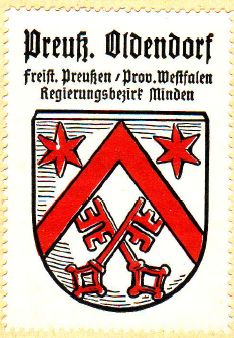 Wappen von Preussisch Oldendorf/Coat of arms (crest) of Preussisch Oldendorf