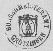 Siegel von Grötzingen (Karlsruhe)