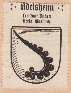 Wappen von Adelsheim/Coat of arms (crest) of Adelsheim