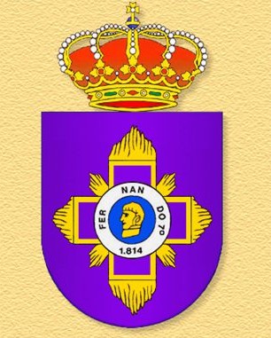 Coat of arms (crest) of the Infantry Regiment Valenncey, Spanish Army