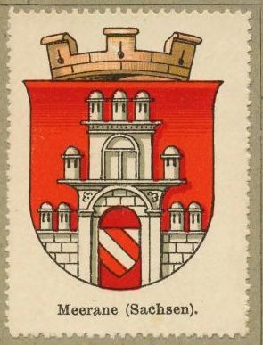 Wappen von Meerane/Coat of arms (crest) of Meerane