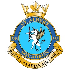 Coat of arms (crest) of the No 533 (St. Albert) Squadron, Royal Canadian Air Cadets