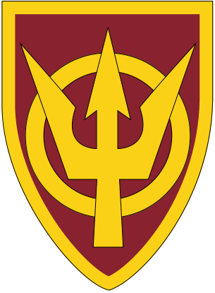 Coat of arms (crest) of 4th Transportation Command, US Army