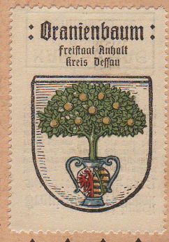 Wappen von Oranienbaum/Coat of arms (crest) of Oranienbaum