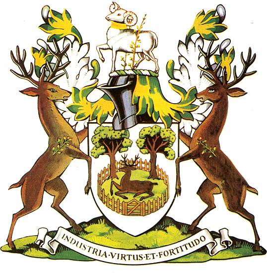 Arms (crest) of Derby