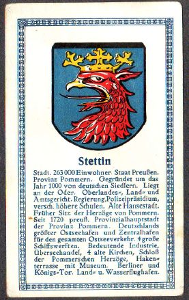Wappen von Szczecin/Coat of arms (crest) of Szczecin