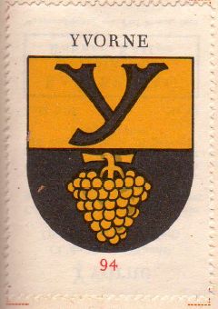 Wappen von/Blason de Yvorne