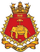 Coat of arms (crest) of the INS Delhi, Indian Navy