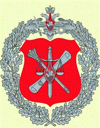 Coat of arms (crest) of the Department of Claims and Litigation, Ministry of Defence of the Russian Federation