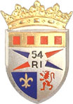 Coat of arms (crest) of the 54th Infantry Regiment, French Army