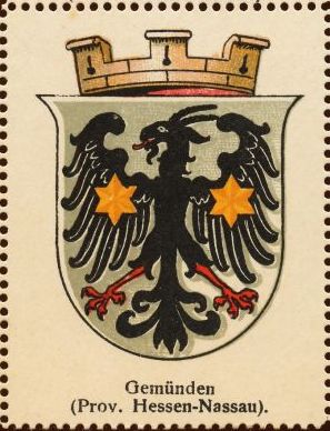 Wappen von Gemünden (Wohra)/Coat of arms (crest) of Gemünden (Wohra)