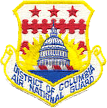 Coat of arms (crest) of the District of Columbia Air National Guard, US