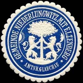Wappen von Niederlungwitz/Coat of arms (crest) of Niederlungwitz