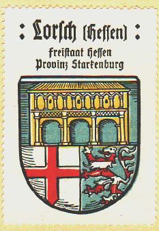 Wappen von Lorsch/Coat of arms (crest) of Lorsch