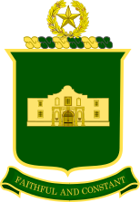 Coat of arms (crest) of the 1st Regiment, Texas State Guard