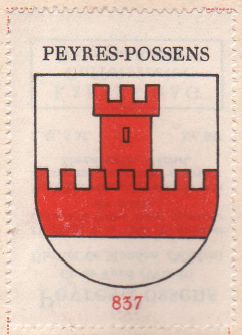 Wappen von/Blason de Peyres-Possens