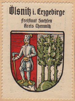 Wappen von Oelsnitz/Erzgebirge/Coat of arms (crest) of Oelsnitz/Erzgebirge