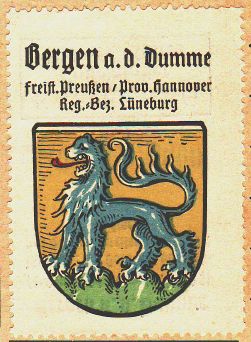 Wappen von Bergen an der Dumme/Coat of arms (crest) of Bergen an der Dumme