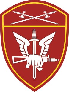 Coat of arms (crest) of the Special Purpose Mobile Unit - Ural District, National Guard of the Russian Federation