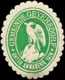 Wappen von Geyersdorf/Arms (crest) of Geyersdorf
