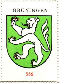 Wappen von/Blason de Grüningen (Zürich)