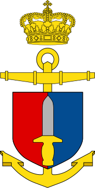 Coat of arms (crest) of the Frogman Corps, Danish Navy